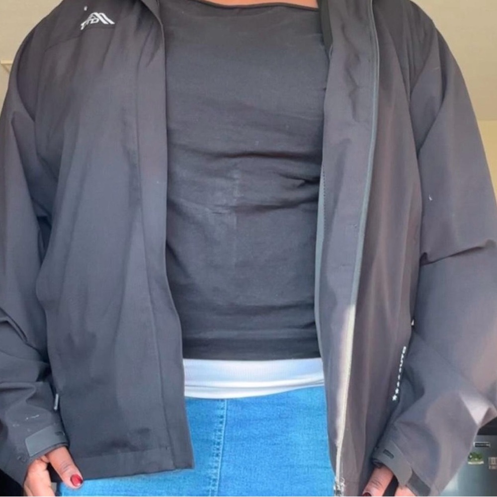 Black OTU Waterproof Rain Jacket